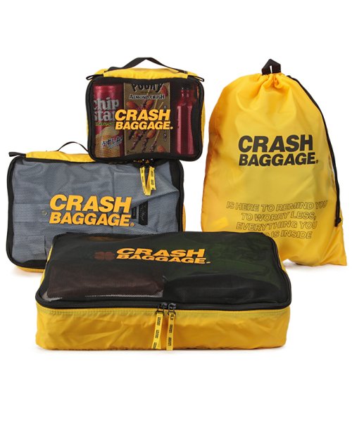CRASH BAGGAGE(クラッシュバゲージ)/クラッシュバゲージ トラベルポーチ 4点セット パッキング バッグ 旅行 CRASH BAGGAGE cb360/img06