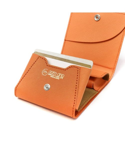 com-ono(コムォノ)/コモノ 二つ折り財布 com－ono 財布 Slim Series smart fold wallet コンパクト 日本製 シンプル SLIM－005JA/img08