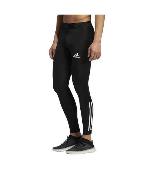 セール アディダス メンズ テックフィット 3ストライプス ロングタイツ Techfit 3 Stripes Long Tights アディダス Adidas Magaseek