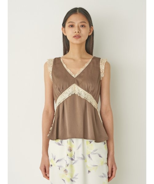 ヴィンテージサテントップス リリー ブラウン Lily Brown Magaseek ヴィンテージサテントップス リリー ブラウン Lily Brown Magaseek