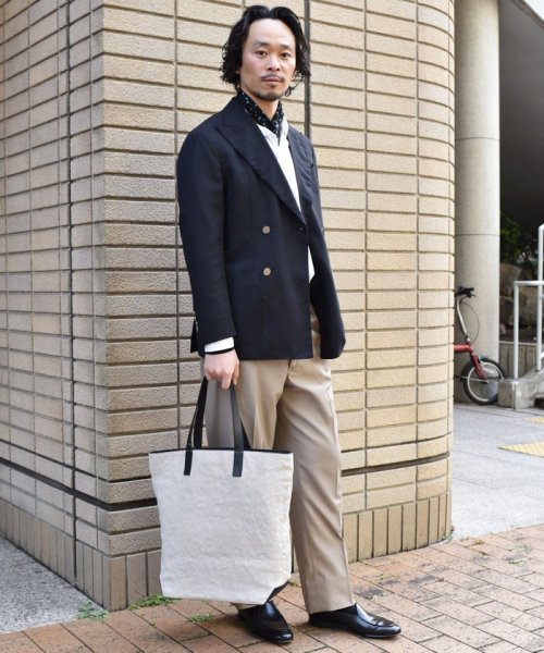 SHIPS MEN(シップス　メン)/【SHIPS別注】polpetta: ウォッシュド キャンバス トートバッグ/img02