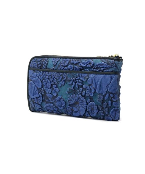 デコブランシェ 長財布 decobranche 本革 L字ファスナー KYOUKA SOLID 京香ソリッド 友禅革 日本製 d－03－08 