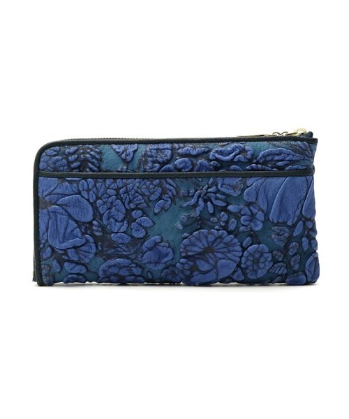 デコブランシェ 長財布 decobranche 本革 L字ファスナー KYOUKA SOLID 京香ソリッド 友禅革 日本製 d－03－08 