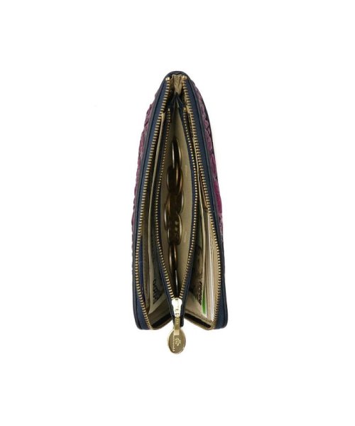 デコブランシェ 長財布 decobranche 本革 L字ファスナー KYOUKA SOLID 京香ソリッド 友禅革 日本製 d－03－08 