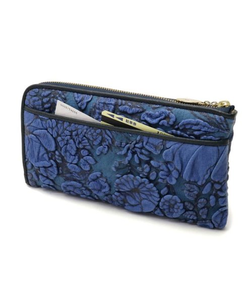 デコブランシェ 長財布 decobranche 本革 L字ファスナー KYOUKA SOLID 京香ソリッド 友禅革 日本製 d－03－08 