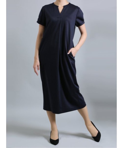 ラミーモクロディー セットアップ 半袖ワンピース 紺 エムエフエディトリアル M F Editorial Magaseek