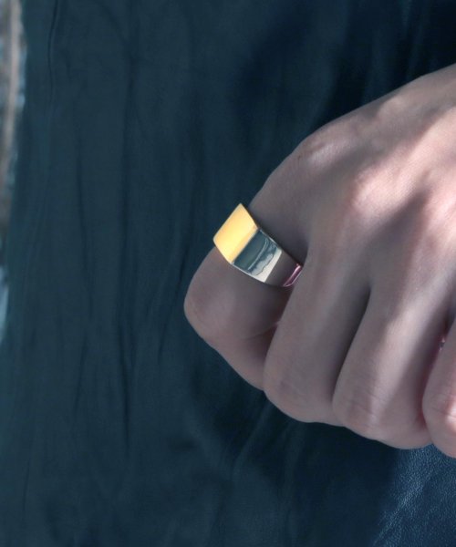 MAISON mou(メゾンムー)/【YArKA/ヤーカ】rectangle plain ring[reck3]/プレーン四角リング[レック3]/img05