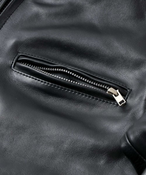 SITRY(SITRY)/【SITRY】Real leather Cowhide Single riders/牛革製シングルライダース/img04