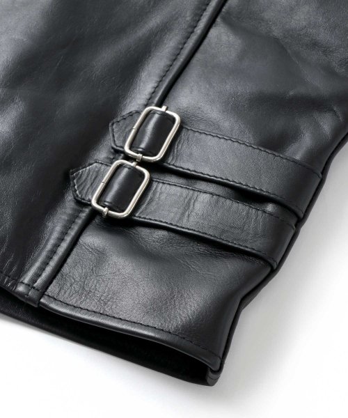 SITRY(SITRY)/【SITRY】Real leather Cowhide Single riders/牛革製シングルライダース/img09