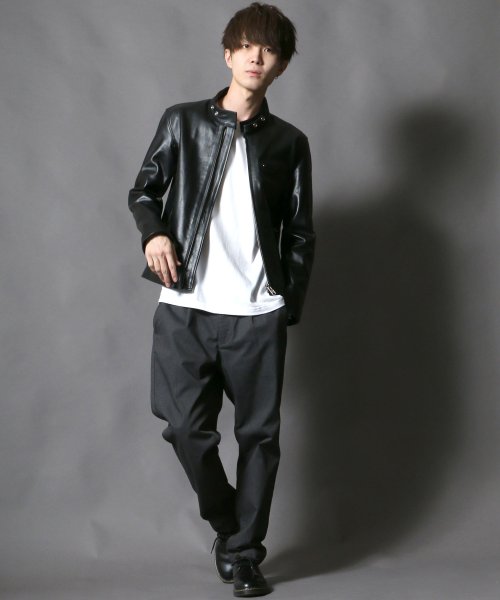 SITRY(SITRY)/【SITRY】Real leather Cowhide Single riders/牛革製シングルライダース/img11