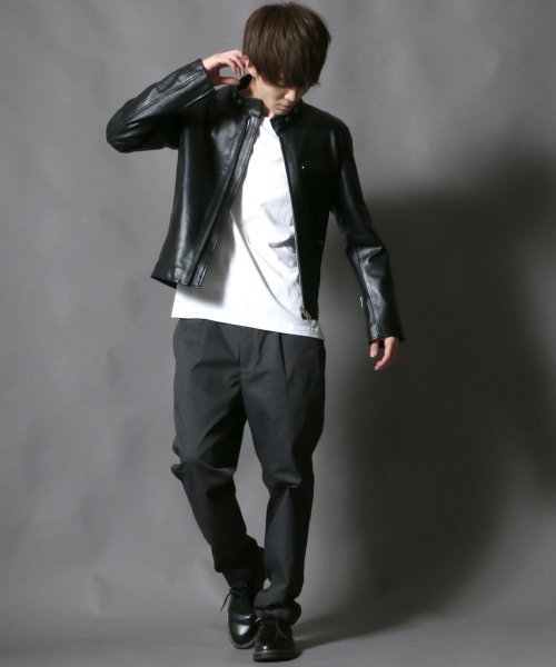 SITRY(SITRY)/【SITRY】Real leather Cowhide Single riders/牛革製シングルライダース/img12