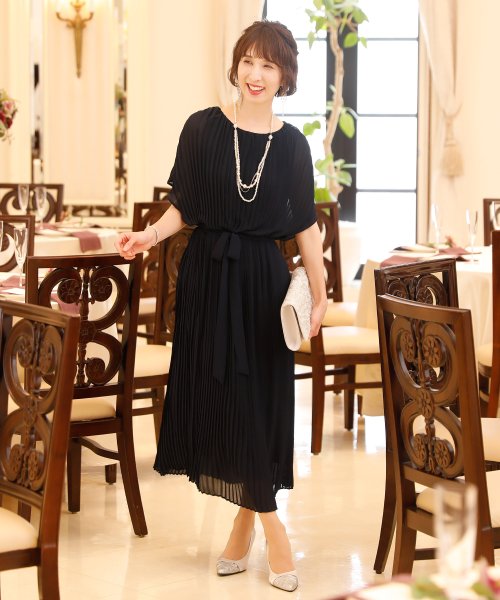 プリーツラグランワンピース ロングスカート 結婚式ワンピース お呼ばれ 二次会 セレモニー大きいサイズ対応フォーマルパーティードレス プールヴー Pourvous Magaseek プリーツラグランワンピース ロングスカート 結婚式ワンピース お呼ばれ 二次会 セレモニー大きいサイズ対応フォーマルパーティードレス プールヴー Pourvous Magaseek