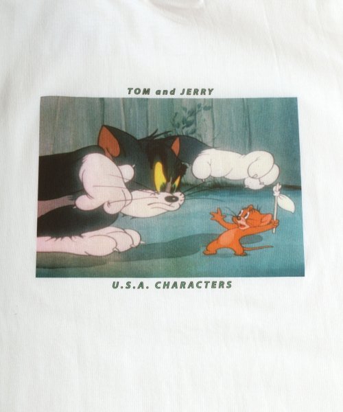 salong hameu(salong hameu)/【Salong hameu】TOM&JERRY/トムとジェリーバックプリントロンＴ/img05