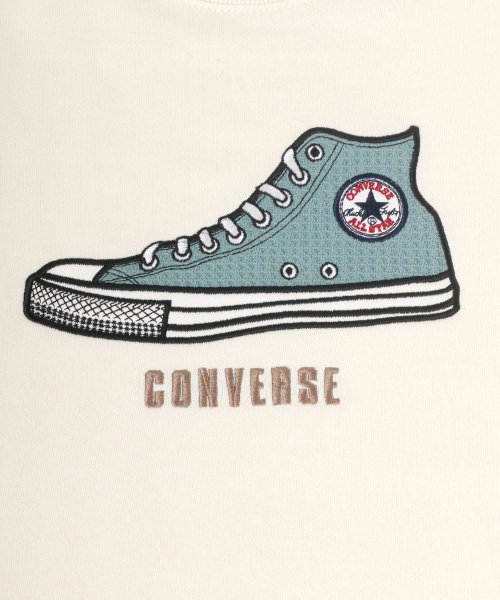 salong hameu(salong hameu)/【Salong hameu】CONVERSE◆シューズアップリケ スウェットトレーナー/img02