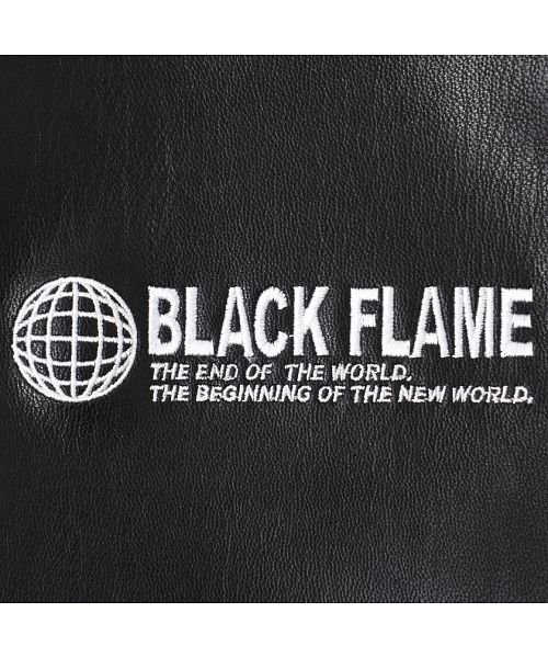 SB Select(エスビーセレクト)/BLACK FLAME【ブラックフレイム】ロゴ刺繍入りチェーンショルダーバッグ/img03