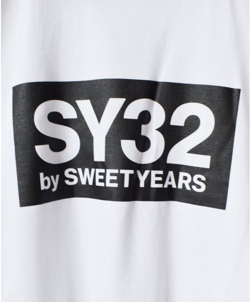 ar/mg(エーアールエムジー)/【73】【TNS1724J】【it】【SY32 by SWEET YEARS】BOXロゴT/img03