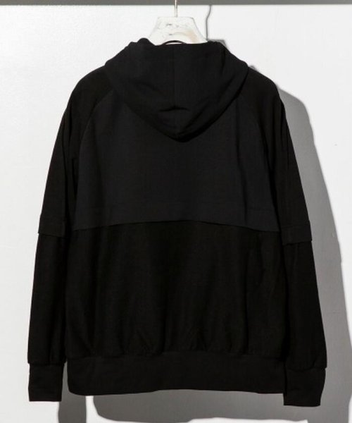 B'2nd(ビーセカンド)/C DIEM(カルペディエム)FAKE LAYERED ZIPUP HOODIE レイヤードジップアップフーディー/img01