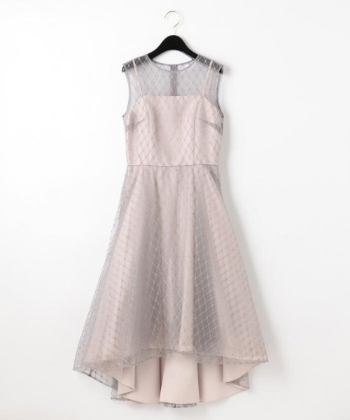 GRACE CONTINENTAL(グレースコンチネンタル)/メッシュチュール刺繍ドレス/img04