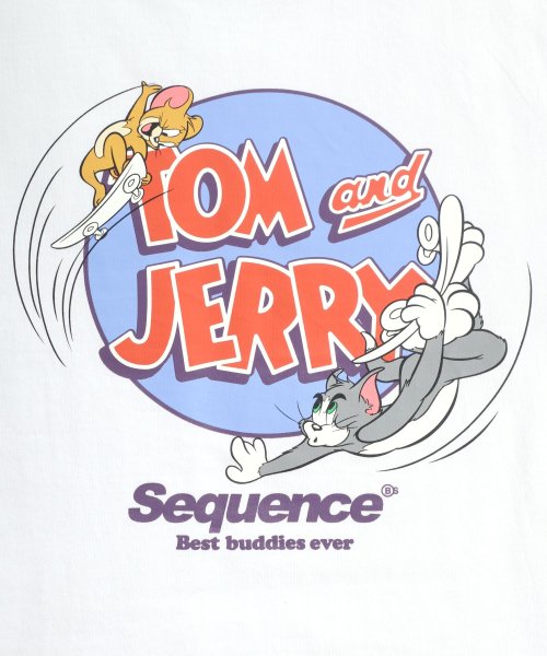 salong hameu(salong hameu)/【Salong hameu】TOM&JERRY/トムとジェリー 袖プリント・バックプリントロンT/img05