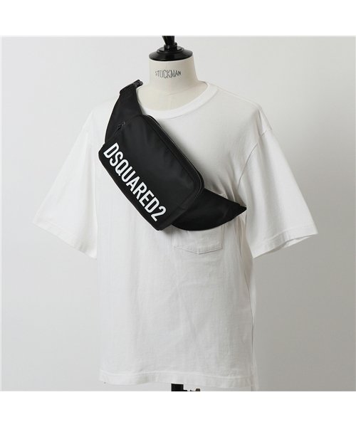 DSQUARED2(ディースクエアード)/【DSQUARED2(ディースクエアード)】BBM0031 11702365 Nylon Bum Bag ナイロン ベルトバッグ ボディバッグ ウエストバッグ /img01