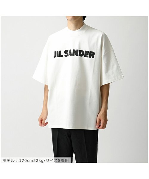 Jil Sander(ジル・サンダー)/【JILSANDER(ジルサンダー)】JSMP707020 MP248508 ボトルネック オーバーサイズ 半袖 Tシャツ カットソー 100 メンズ/img01