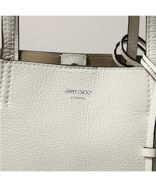 JIMMY CHOO(ジミーチュウ)/【Jimmy Choo(ジミーチュウ)】NINE2FIVE E/W GRC レザー トートバッグ ポーチ付き ショッピングバッグ 鞄 LATTE レディース/img07