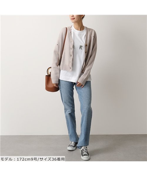 MARNI(マルニ)/【MARNI(マルニ)】THJET49EPD SCQ87 クルーネック オーバーサイズ 半袖 Tシャツ カットソー ロゴT LON20 ホワイト×シルバー レデ/img01