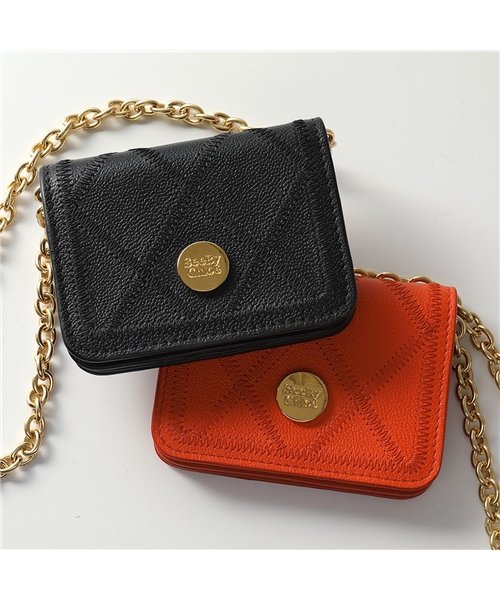 SEE BY CHLOE(シーバイクロエ)/【See By Chloe(シーバイクロエ)】20WP937849 ROBY MINI BAGS  レザー カードケース 定期入れ パスケース チェーンショルダ/img01