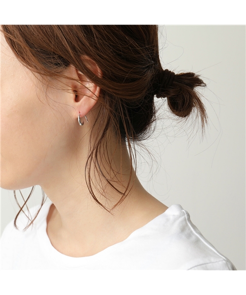 【TOMWOOD(トムウッド)】E38KTNA01S925 Mini Ear Loop シルバー925 ミニイヤーループ オープンフック ピアス  SILVER