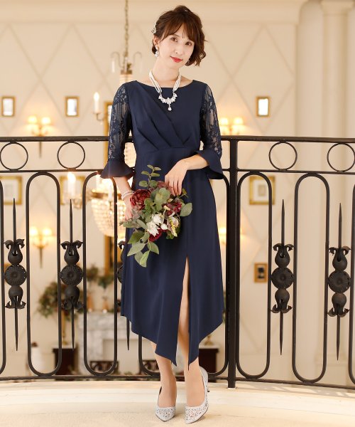 タック スリット ワンピース ロングスカート 結婚式ワンピース 二次会 謝恩会 セレモニー大きいサイズ対応フォーマルパーティードレス プールヴー Pourvous Magaseek タック スリット ワンピース ロングスカート 結婚式ワンピース 二次会 謝恩会 セレモニー大きいサイズ対応フォーマルパーティードレス プールヴー Pourvous Magaseek