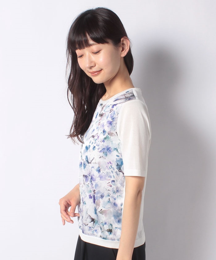 激安クリアランス フロントぼかしフラワートップス レディースファッション 阪急百貨店公式通販 Hankyu Fashion 公式 アウトレット安い Pnlp Sn