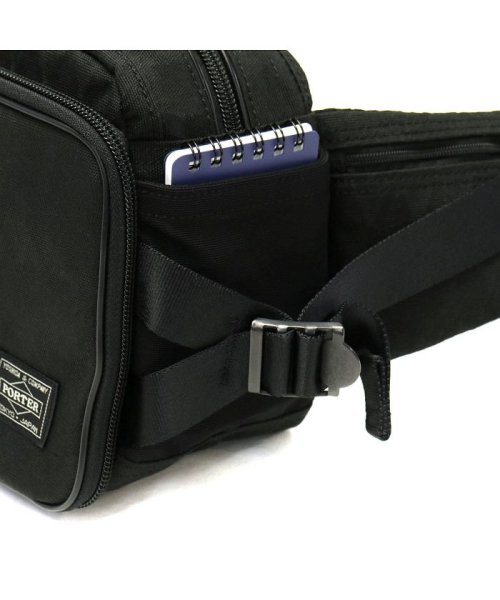 ポーター ハイブリッド ウエストバッグ 737－17805 ウエストポーチ 吉田カバン PORTER HYBRID 斜めがけ ×1 強度 軽さ 防水性 また ×2 ジップポケット