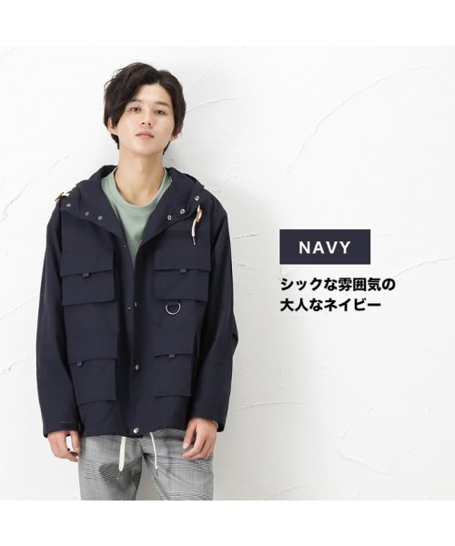 MAC HOUSE(men)(マックハウス（メンズ）)/NAVY ネイビー マルチポケットジャケット 1140－2600/img08