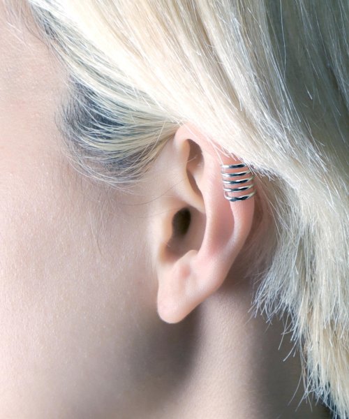 MAISON mou(メゾンムー)/【YArKA/ヤーカ】silver925 5line ear cuff /シンプルイヤーカフ シルバー925 /img04