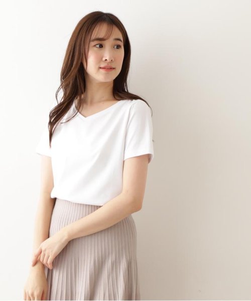 NATURAL BEAUTY BASIC(ナチュラルビューティーベーシック)/オーガニックコットン ベーシックTシャツV/img07