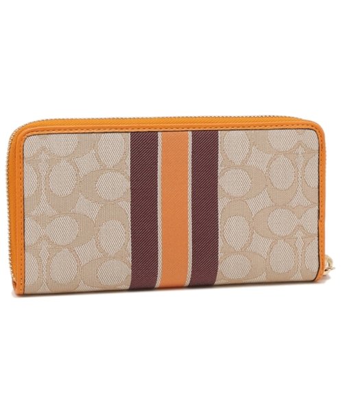 コーチ 長財布 アウトレット シグネチャー カーキ ピンク レディース Coach 3473 Imr1u 503803419 コーチ Coach Magaseek