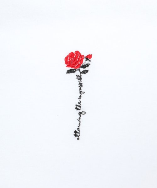 SITRY(SITRY)/【SITRY】バラシシュウTEE/薔薇刺繍Ｔシャツ<ワイドシルエット>/img02