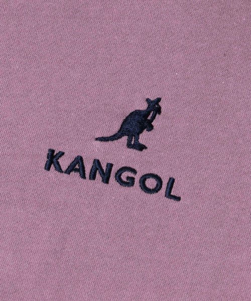 SITRY(SITRY)/【SITRY】【KANGOL】ワンポイントロゴ刺繍 裾アジャスター付プルオーバーパーカー/img02