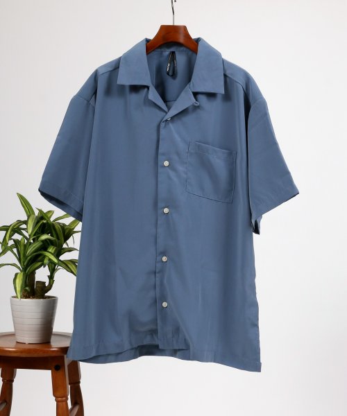 SITRY(SITRY)/【SITRY】ポリトロ オープンカラーシャツ/開襟シャツ/オーバーシャツ/img04