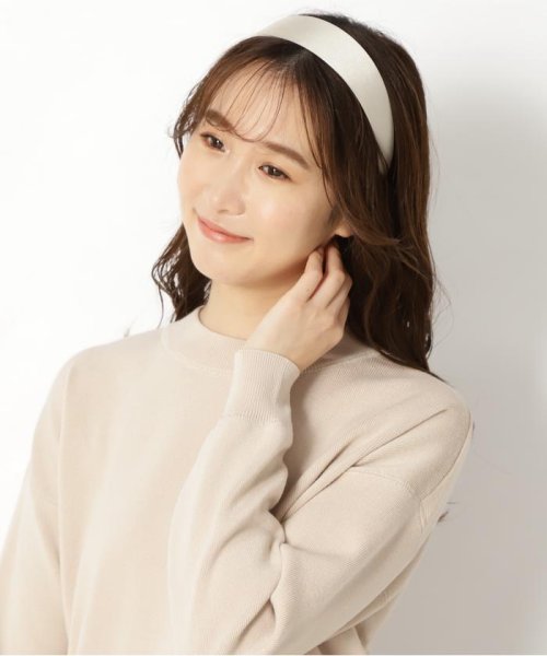 サテンワイドカチューシャ ナチュラルビューティーベーシック Natural Beauty Basic Magaseek