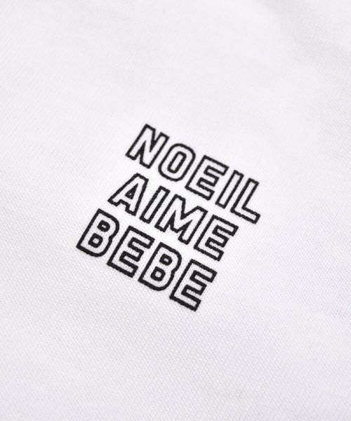 Noeil aime BeBe(ノイユ　エーム　べべ)/ロゴ プリント フロント ポケット 長袖 ロング Tシャツ (90~130cm)/img03