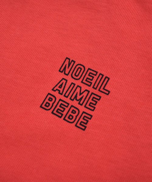Noeil aime BeBe(ノイユ　エーム　べべ)/ロゴ プリント フロント ポケット 長袖 ロング Tシャツ (90~130cm)/img08