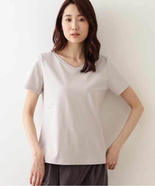 NATURAL BEAUTY BASIC(ナチュラルビューティーベーシック)/オーガニックコットン ベーシックTシャツV/img13