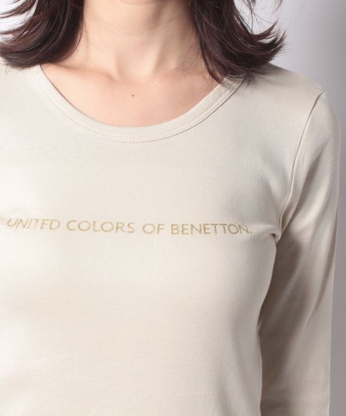 BENETTON (women)(ベネトン（レディース）)/ブランドロゴコンパクトロングTシャツ・カットソー/img03