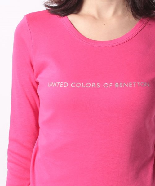 BENETTON (women)(ベネトン（レディース）)/ブランドロゴコンパクトロングTシャツ・カットソー/img16