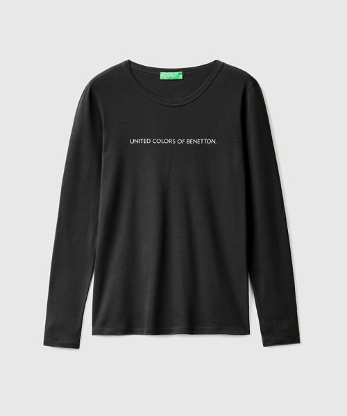 BENETTON (women)(ベネトン（レディース）)/ブランドロゴコンパクトロングTシャツ・カットソー/img02