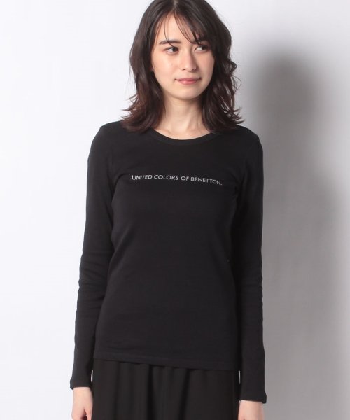 BENETTON (women)(ベネトン（レディース）)/ブランドロゴコンパクトロングTシャツ・カットソー/img04