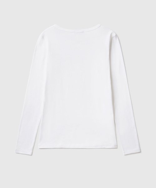 BENETTON (women)(ベネトン（レディース）)/ブランドロゴコンパクトロングTシャツ・カットソー/img11