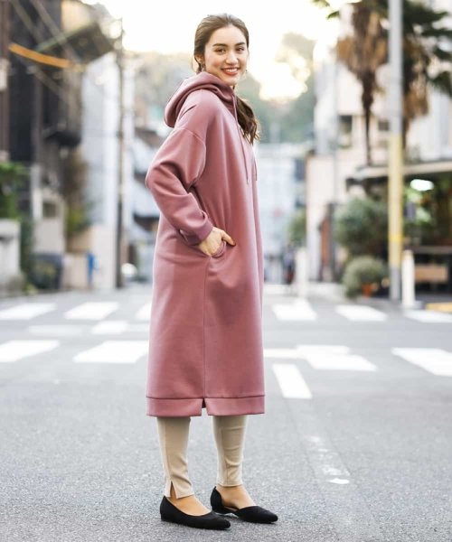 セール 50 Off 大きいサイズ 洗える ロングパーカーワンピース エウルキューブ Eur3 Magaseek