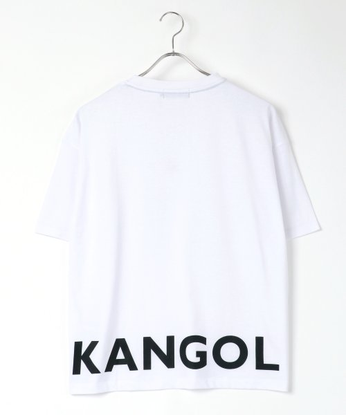 LAZAR(ラザル)/【Lazar】KANGOL/カンゴール オーバーサイズ ロゴ 刺繍 バックプリント Tシャツ/img01